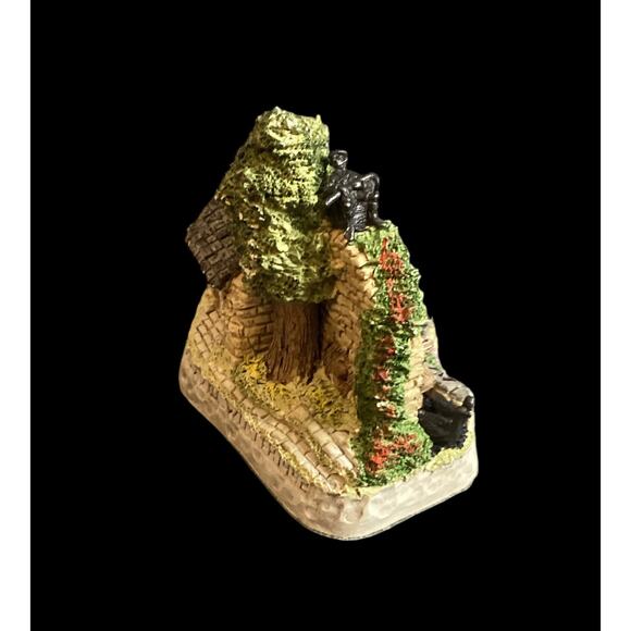 Vintage Village House, 1992 David Winters Cottages Wiltshire Waterwheel, Signed - Picture 3 of 7